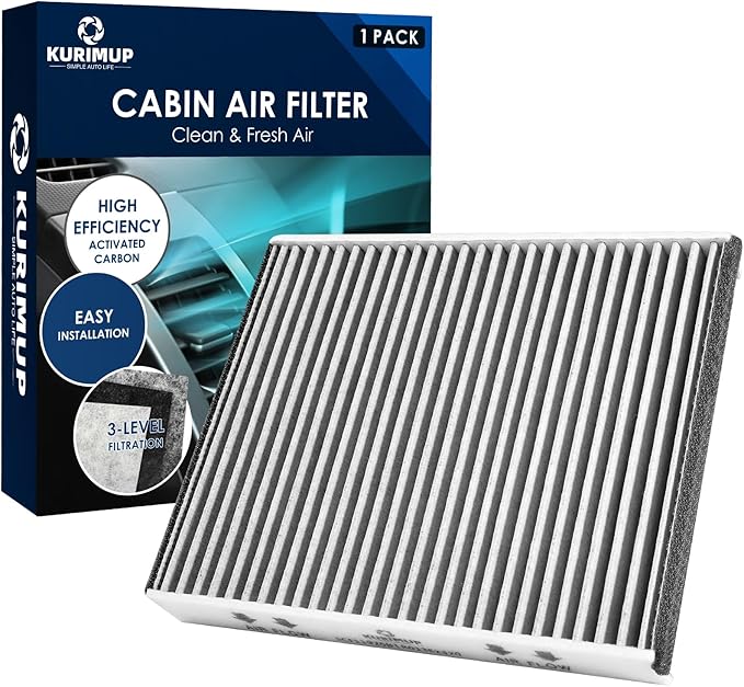 KURIMUP Premium Cabin Air Filter with Activated Carbon,Replacement for CF11920,Fit for Ford C-Max(2013-2018)/Escape(2013-2019)/Focus(2012-2018)/GT(2017-2022),Lincoln MKC(2015-2019).
