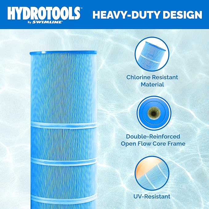SWIMLINE HYDROTOOLS Above-Ground Pool Cartridge Filter Replacement, 150 Sq Ft Element