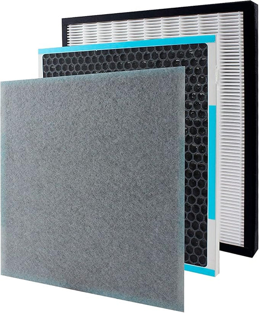 InvisiClean True HEPA/Activated Carbon Replacement Filter - Genuine Filter for InvisiClean Aura IC-5018 and Sensa IC-5120 Air Purifiers
