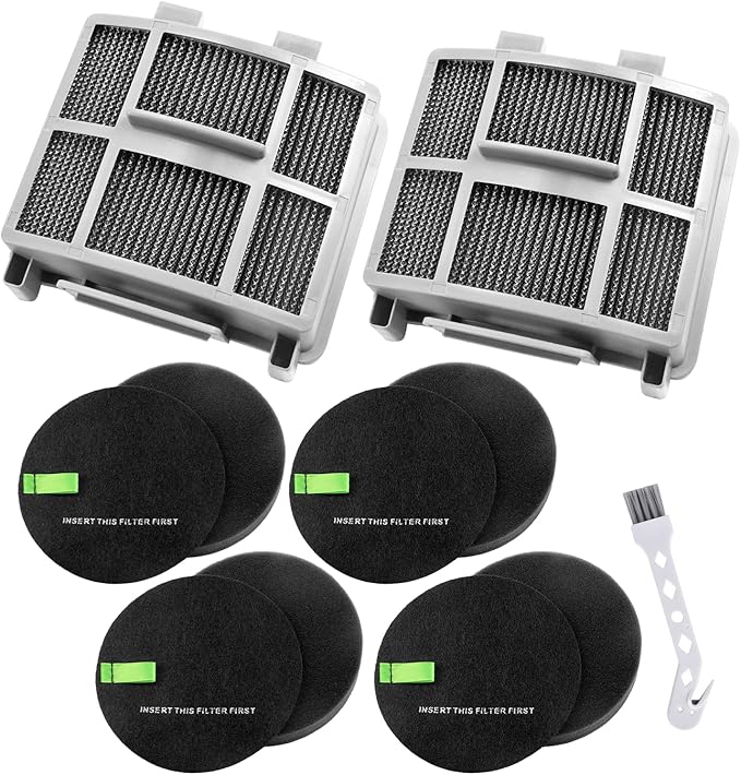 39883 3418 Filter for Bissell Pet Hair Eraser 39883 3418 3774F 3409 3774 3774G 3775 3415 3404 3402 SurfaceSense Vacuums，2Filter+4cotton+1brush