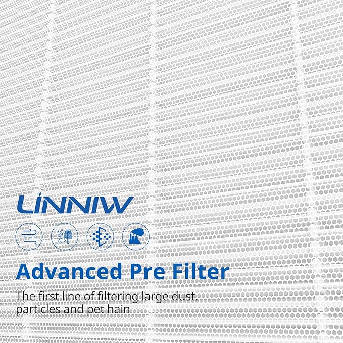 G3 Air Purifier Replacement Filter for AMEIFU, Compatible with AMEIFU G3 Sferf-30 (FXAP2W) For VEWIOR ClearAir-A3 For Tailulu HQZZ-260 3-IN-1 HEPA, 2 Pack