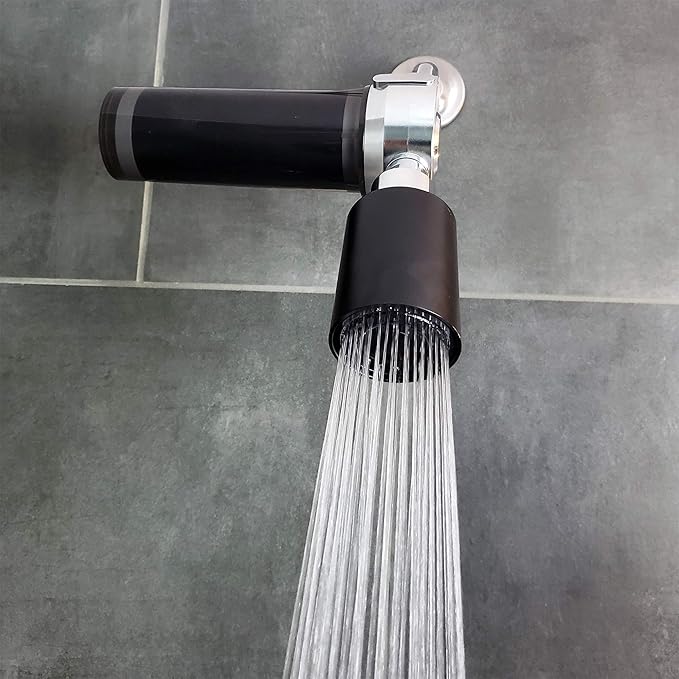 AQUAYOUTH 2.0 Carbon Shower Head Filter System | Removes Chlorine, Heavy Metals, And More | Great For Dry Skin/ Hair, And More | NSF Certified