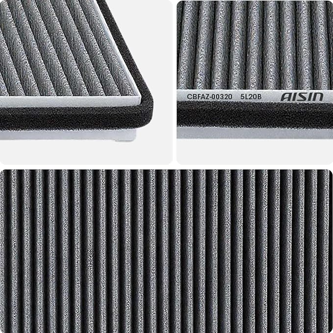 AISIN AFTERMARKET CBFAZ-00320 Cabin Air Filter with Activated Carbon - Compatible with BMW X5 2000-2006, Land Rover Range Rover 2003-2013