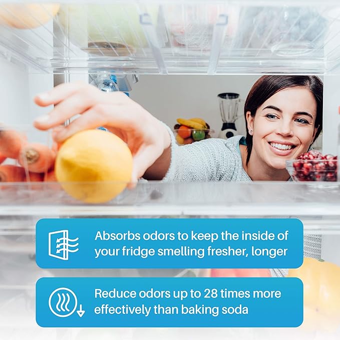 SpiroPure SP-LE120 Refrigerator Fresh Air Filter Replacement for LT120F, ADQ73214404, 9918, 46-9918, ADQ73214402, ADQ73334008, ADQ73214403 (3 Pack)
