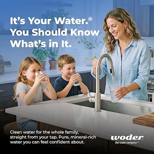 Under Sink Water Filter System, Removes PFAS, Lead & Chlorine, Keeps Essential Minerals, WQA Certified, Easy DIY Install, No Drilling, Ultra High Capacity, US Made (Gen4)