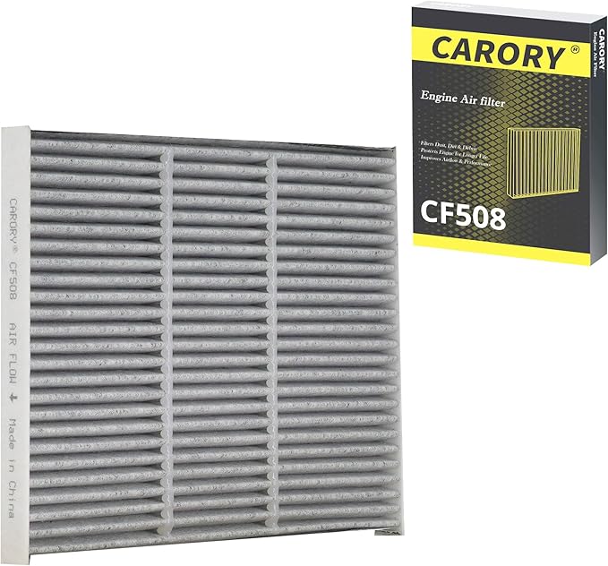 CARORY Cabin Air Filter w/Activated Carbon for Kia Niro (2017-2022), Niro EV (2019-2022), Hyundai Ioniq (2017-2019), OE# 97133-0Z000, 97133-G2000, 97133F2100, CF12508, WP2064, CUK24004
