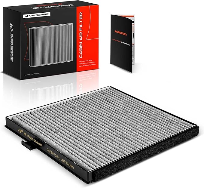 A-Premium Behind Glove Box Cabin Air Filter w/Activated Carbon Compatible with Honda Pilot 2003-2008, Odyssey 1999-2004 & MDX 2001-2006, 3.5L, Replace# WCAF1770, DW45459
