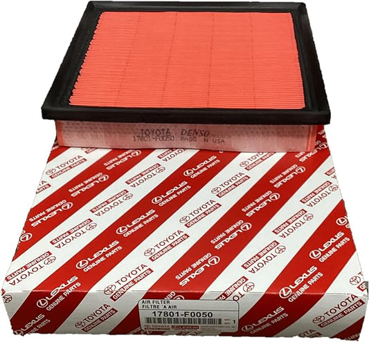 Genuine Toyota Engine Air Filter, 17801-F0050, OEM Replacement Part