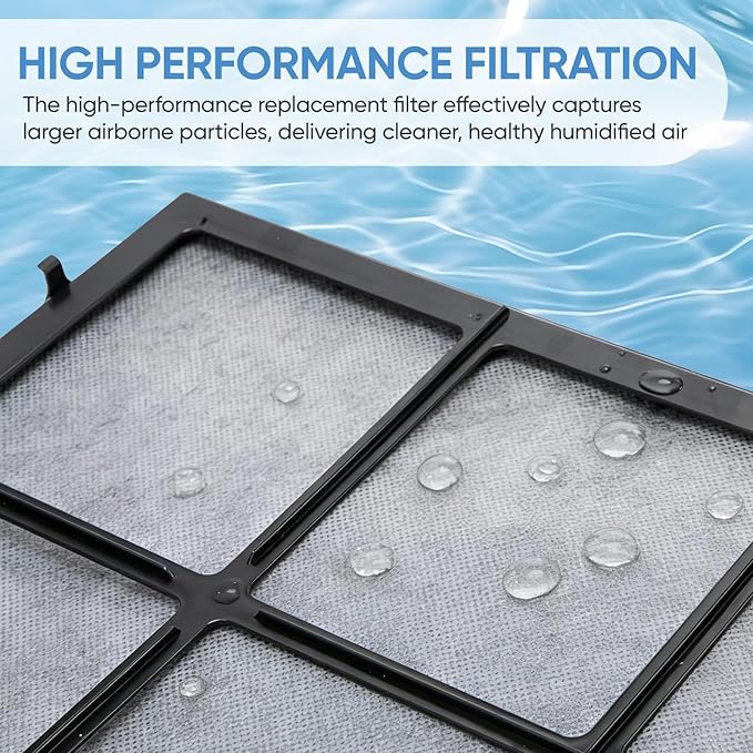 1051 2 Stage Humidifier Air Filter Compatible with AIRCARE Essick 1051, Essick Air 4DTS300, 4DTS900, 696400HB, 696800, H12300HB, H12400HB, and H12600 Evaporative Humidifier (1 Pack