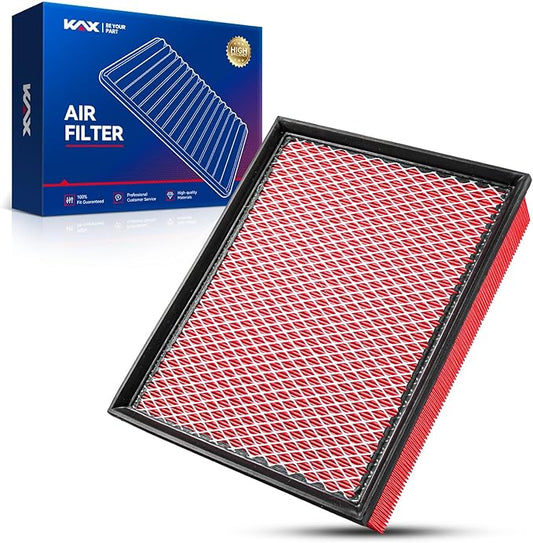 KAX Premium Engine Air Filter, CA10228 Replacement for Jeep Liberty 2008 2009 2010 2011 2012, Dodge Nitro 2007-2011, High Performance & Advanced Engine Protection