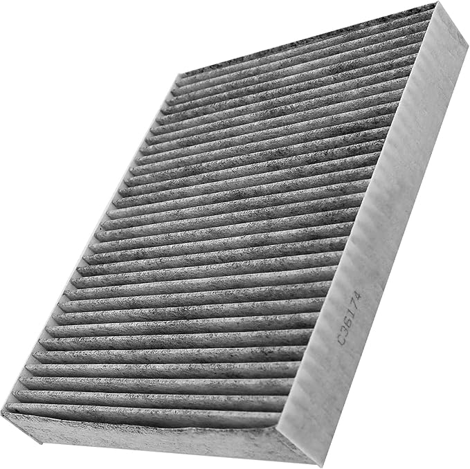 Cabin Air Filter Compatible with 2012-2018 Ford Focus, 13-20 Ford Escape,14-19 Ford Transit Connect, 13-18 Ford C-Max, 2015-2019 Lincoln MKC with Activated Carbon Filter Replace# C36174