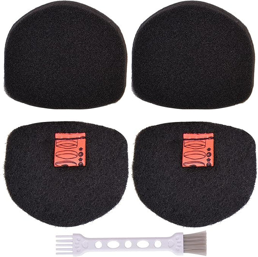 for Shark Cordless Handheld Vacuum UltraCyclone Pet Pro Plus Replacement Foam Felt Filters, Compatible with Shark CH901 CH950 CH951 CH951C CH900WM XL Dust Cup Filter, Part #XFTRCH900 2 Pack