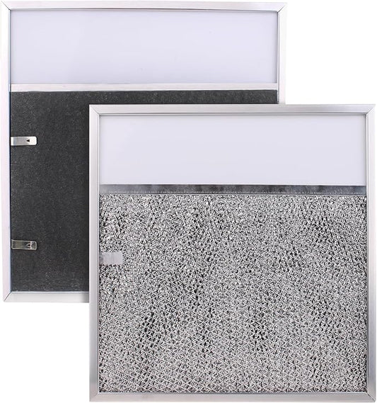 Range hood Filter Aluminum Filter with Light Lens 11-1/2 X 11-3/4 X 3/8 Thickened aluminum frame for Broan R610045, R610050, SR610045, Estate 883093, 883103, 883149, 1017892, 14210156, and more 1 Pcs