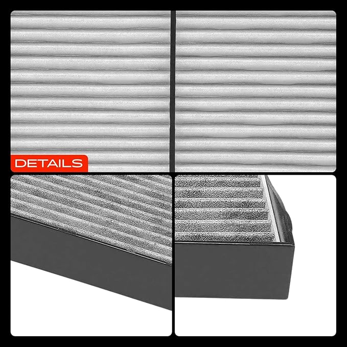 A-Premium Cabin Air Filter with Activated Carbon Compatible with Subaru Model - Crosstrek 2016-2017, Forester 2009-2018, Impreza 2008-2016, WRX 2012-2021, XV Crosstrek 2013-2015 - Behind Glove Box
