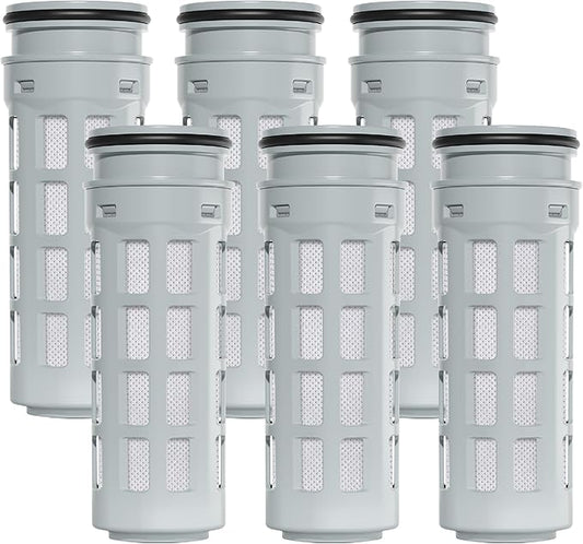 AQUA CREST PF45 Replacement for Brita® Stream Pitcher Water Filter, Brita® OB05 Filter Pitchers and Dispensers, Pour Through Filters, Upgraded 7-stage Filters, Reduces Chlorine, 2 Months, 6 Pack