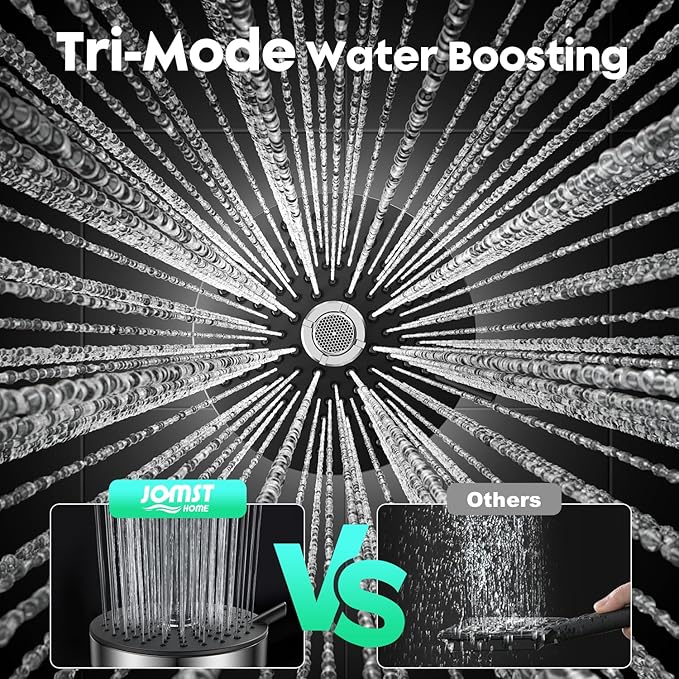 Filtered Shower Head with rich Vitamin layer- for Healthier Skin & Hair | 3 Mode High Pressure Shower Head with 25-Stage Filtration | Removes 99.945% of Chlorine & Heavy Metals |