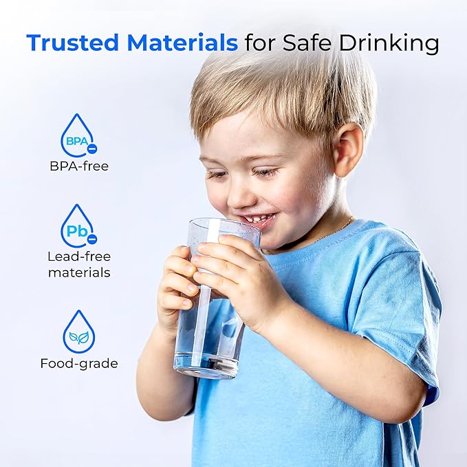 Waterdrop 3US-AF01 Under Sink Water Filter, Replacement for Filtrete® 3US-AF01, 3US-AS01, Aqua-Pure AP Easy C-CS-FF, WHCF-SRC, WHCF-SUFC, WHCF-SUF, Upgraded Alkaline Filter, 1 Pack