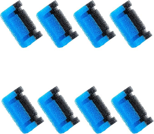 Wonder Creature Cat Fountain Filter Replacement, Upgraded Sponger Foam Filter for Round and Cubic Stainless Steel Top Cat Fountain, for Crystal and 2L/67oz Cat Fountain (Pack of 8)