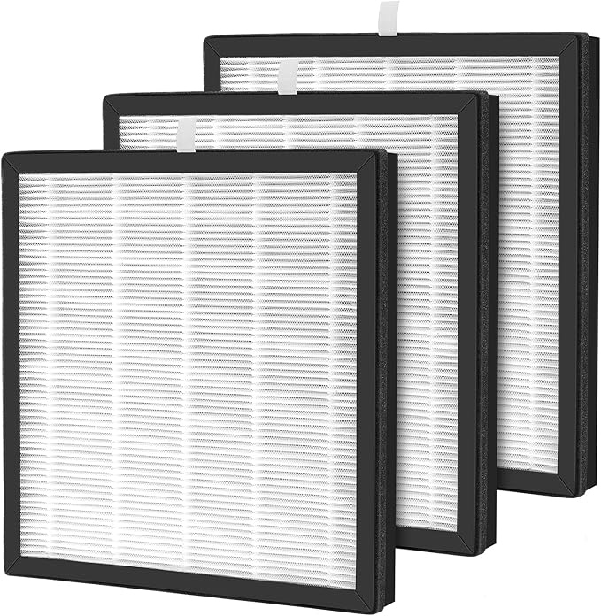 G3 Air Purifier Replacement Filter for AMEIFU Compatible with AMEIFU G3 Sferf-30 (FXAP2W) Air Purifier For VEWIOR ClearAir-A3 Air Purifier filter For Tailulu HQZZ-260 3-IN-1, 3 Pack