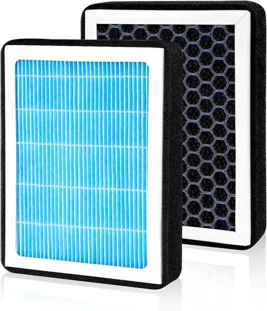 2-Pcs HEPA Cabin Air Filter with Activated Carbon for 2022-2026 Tundra, 2024-2026 Tacoma(Not fit Trailhunter), 2018-2026 Lexus LS500h, 2023-2026 Sequoia Cabin Filter Replacement Accessories