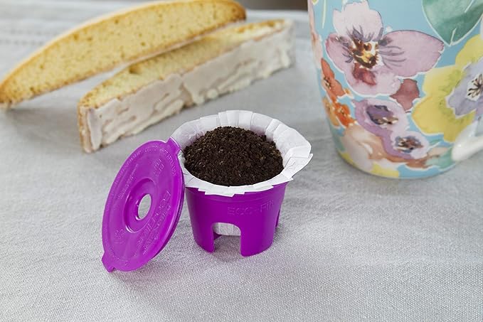 Perfect Pod Cafe Filters & Cup Reusable Coffee Pod Starter Pack - Compatible with Keurig and Select Single Cup Coffee Machines