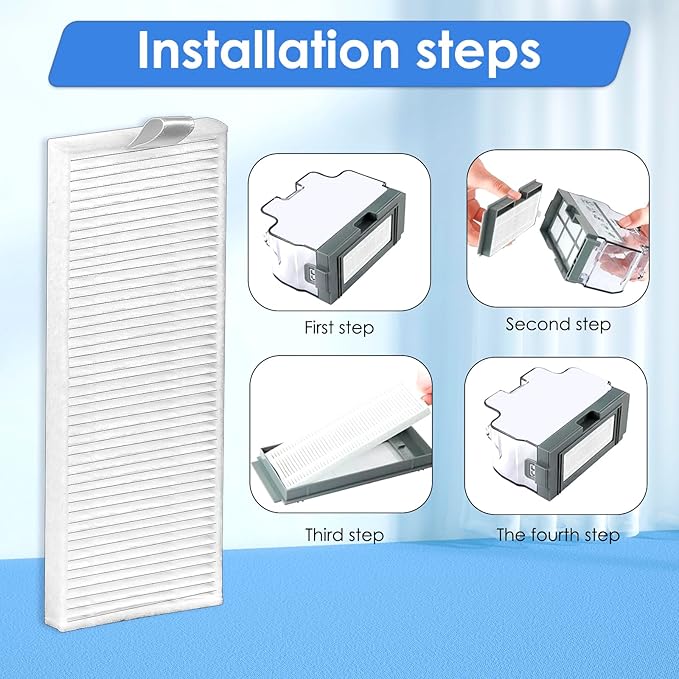 (10 Pieces) HEPA Filter Compatible with Lefant M210B M213S M210S M210 M213, OKP Life K2 K3 K3A K4 K5, Replacement Parts Vacuum Filters (NOT FOR M210 PRO)