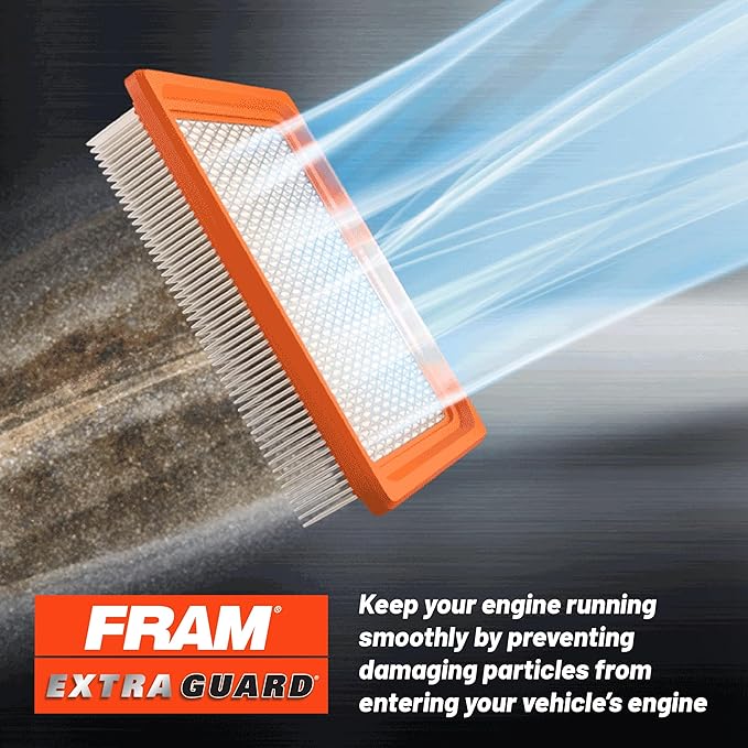 FRAM Extra Guard CA9360 Replacement Engine Air Filter for Select Lexus and Toyota Models, Provides Up to 12 Months or 12,000 Miles Filter Protection