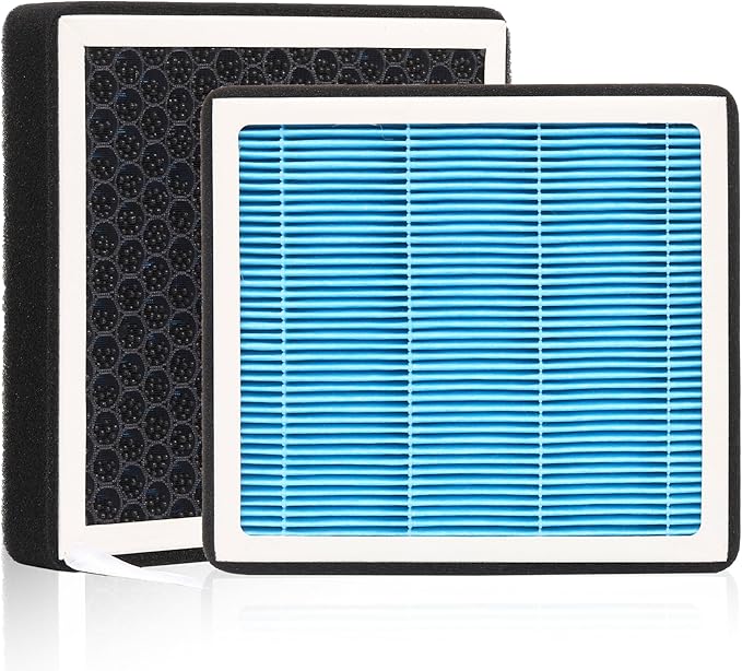 CF12820 Cabin HEPA Air Filter With Activated Carbon For 2021-2025 Hyundai Elantra Ioniq 5 Ioniq 6 Kona Santa Cruz Sonata Tucso Kia EV6 K4 K5 Niro Sorento Genesis GV60 Replace# 97133-AO000
