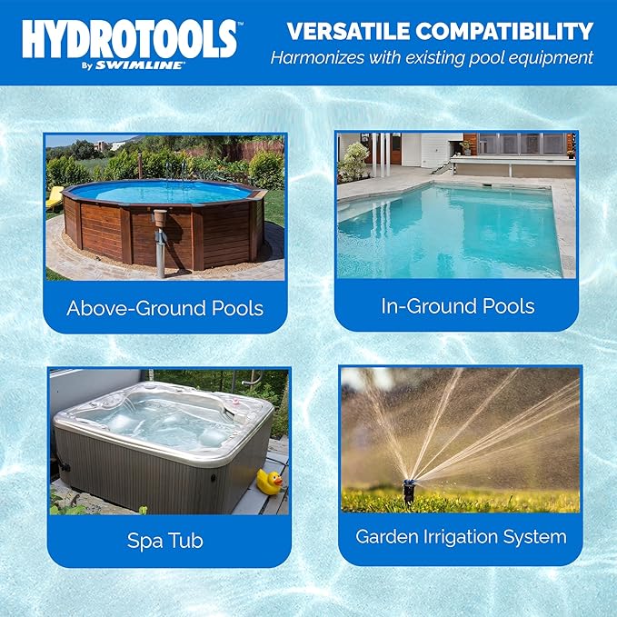 SWIMLINE HYDROTOOLS Inground Pool Cartridge Filter Tank, Sure-Flo 120 Sq Ft w/ Element