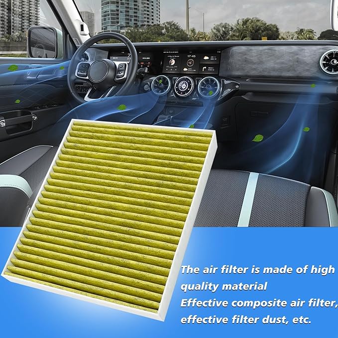Cabin and Engine Air Filter Fits for 2019-2025 Chevrolet Silverado 1500, Tahoe, Suburban, Sierra 1500, Yukon, Yukon XL, Escalade, Fits 13356916, 84121219, CF11966, CA12404
