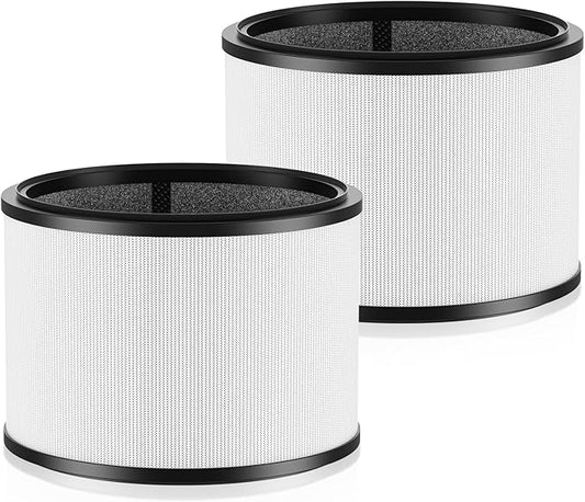 HP01 HP02 Filter Replacement Compatible with Dyson HP01 HP02 DP01 DP02 Desk Purifiers, Replaces Part # 968125-03 Filter Fit for Dyson Pure Hot Cool Link Air Purifier 2 Pack, Pet Care Filter