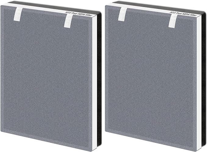 Funmit Vital 100 Replacement Filter for LEVOIT Vital 100 Air Purifier, 3-in-1 High-Efficiency Activated Carbon Filter, Compared to Part # Vital 100-RF, 2 Pack