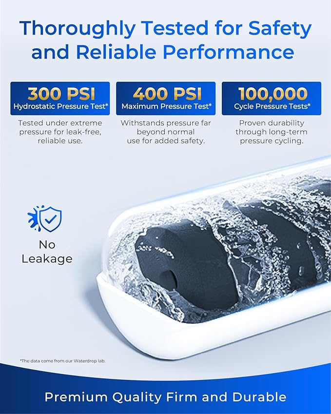Waterdrop Plus LT1000PC ADQ747935 NSF 401 Refrigerator Water Filter and Air Filter, Reduce PFOA & PFOS, Replacement for LG® LT1000P®, LT-1000PC, LRFXC2406S, LMXS28596S, LFXC22526D and LT120F®, 2 Combo