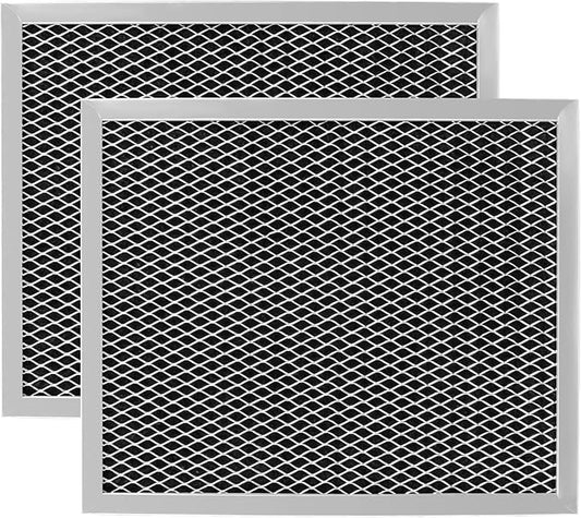 97007696 Replacement Filter For B-Roan - 10.5 X 8.75 Range Hood Filter Compatible with Stove Vent Fan With Aluminum Mesh Charcoal Combo By Funmit- Replaces 6105c 97007697-2 Pack