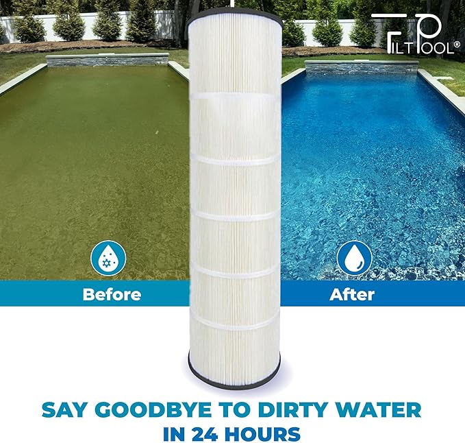 FP-33250 Pool Filter Cartridge Replacement for Jandy CS250, 11088514, Hayward R0462500 – Swimming Pool Filter System - Clean Water Filtration – 1 Pack, 250 SQFT
