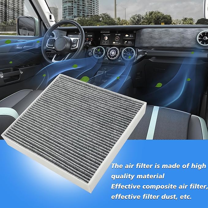 Not for hybrid, Cabin and Engine Air Filter Fits for 2022-25 Tucson, 2021-25 Santa Fe, 2020-25 Sonata, 2022-25 Santa Cruz, 2023-25 Sportage, 2021-25 K5, Fits 97133-L0000, 28113-L1000, CF12820, CA12816