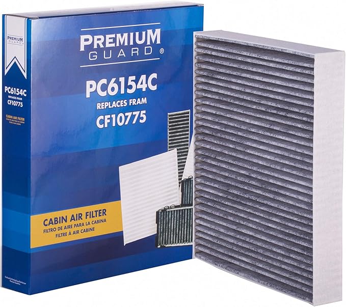 PG Cabin Air Filter PC6154C | Fits 2022-2025 Chevrolet Captiva, 2011-2015 Cruze, 2013-2022 Trax, 2013-2022 Buick Encore, 2013-2015 Chevrolet Malibu, 2012-2018 Sonic, 2012-2016 Cadillac SRX