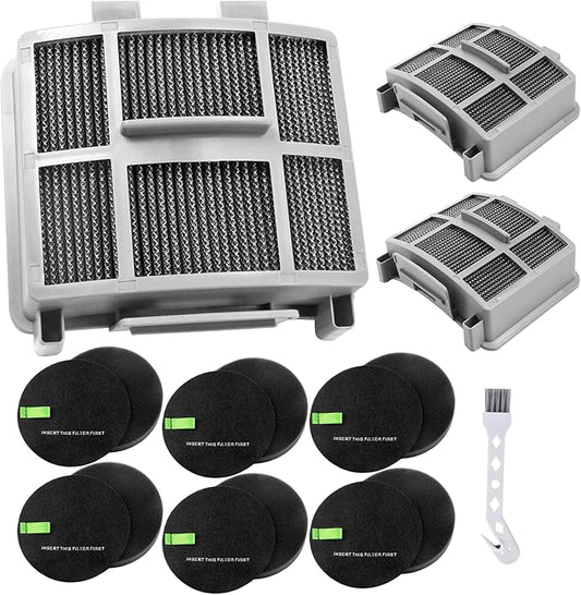 39883 3418 Filter for Bissell Pet Hair Eraser 39883 3418 3774F 3409 3774 3774G 3775 3415 3404 3402 SurfaceSense Vacuums，3Filter+6cotton+1brush