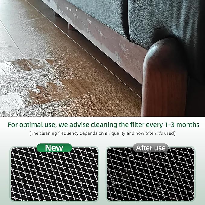 5881 Washable Filter MERV 8 Compatible with AprilAire Whole-House Dehumidifiers Models E100 E080 and Dehumidifying Ventilator 8192A Replacement Filter, 2 Pack