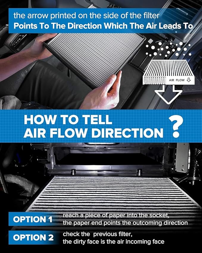 PHILTOP HEPA Cabin Air Filter w/Activated Carbon, Compatible with CF12964 Toyota Tundra 2022-2026, Tacoma, Sequoia, Land Cruiser, 4Runner, Lexus GX550, LX600, LX700h, Filter Up Dust Pollen Odor