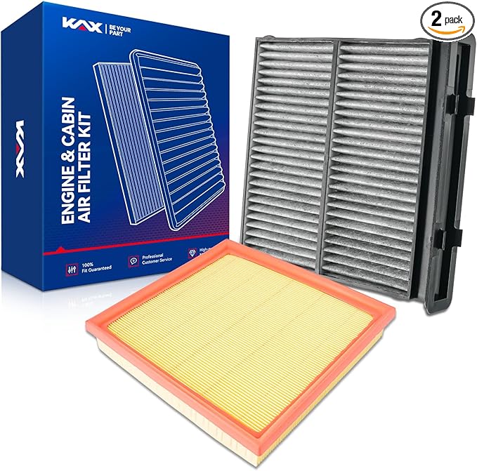 KAX Engine & Cabin Air Filter Kit, Replacement for Subaru Forester 2019-2026, WRX 2022-2026, Replace# CA12295 CF12775