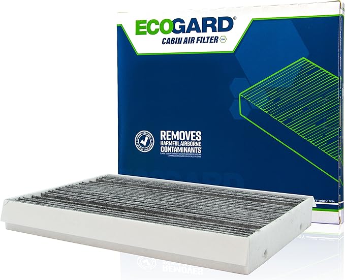ECOGARD XC10575C Premium Cabin Air Filter with Activated Carbon Fits 2019-2025 Mercedes-Benz Sprinter 2500, 2024-2025 eSprinter, 2016-2023 Metris, 2019-2022 Sprinter 3500, Front