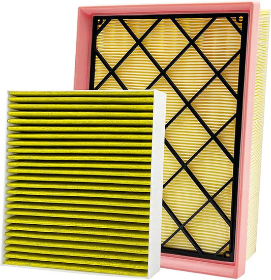 Capume 2PCS Cabin Engine Air Filter Kit Fits for 2020-2022 Escape 1.5L/2.0L, 2021-2024 Bronco Sport 1.5L/2.0L, 2022-2024 Maverick 2.0L, 2020-2022 Corsair 2.0L/2.3L,JX6Z19N619BA,JX6Z9601A,JX6Z19N619B