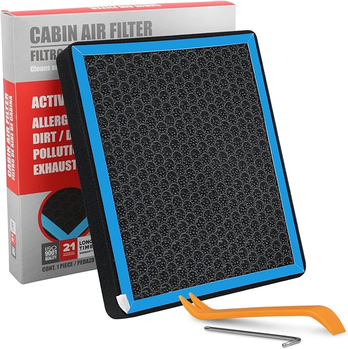 CF12772 Cabin Air Filter with Nutshell Activated Carbon Compatible with Ford Bronco 2021-2024, Escape/Explorer 2020-2025; Lincoln Aviator 2020-2024, Corsair 2020-2025.