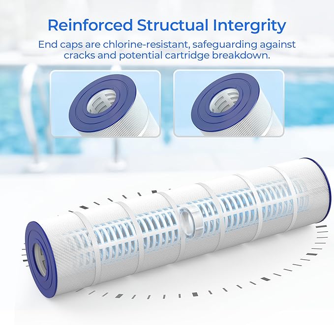 CS250 Pool Filter Cartridge, Compatible with Jandy CS Series 250, CS250, R0462500, Pleatco PJANCS250, Filbur FC-0824, Unicel C-8425, 1 Pack