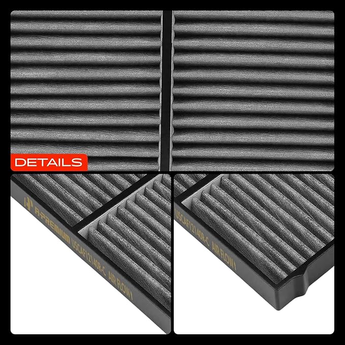 A-Premium Cabin Air Filter with Activated Carbon Compatible with Toyota Yaris 2019-2020, Yaris IA 2017-2018 & Mazda CX-3 CX3 2016-2021 & Scion IA 2016-2016, Replace# 87139WB001