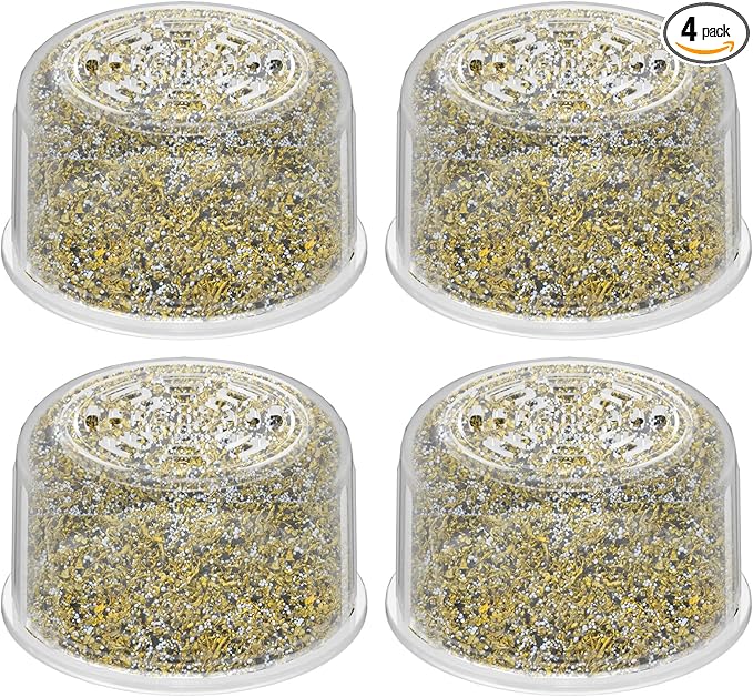 4 Pack Shower Head Filter Replacement Cartridge Compatible with All Canopy Fixed & Handheld Filtered Shower Head, Shower Filter For Hard Water