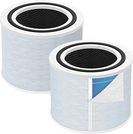 2 Pack Core 300 Smoke Remover Replacement Filter for LEVOIT Core 300 Core 300-P Core 300S-P Air Purifier, Core 300-RF-SR
