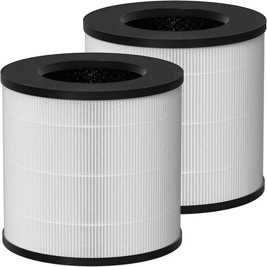 Model 14 HEPA Replacement Filter, Compatible with MA Series 14/14W/14B Air Cleaner Purifier MA#14, MA#14W, and MA#14B, 3-in-1 True HEPA and Activated Carbon Filter, 2 Pack