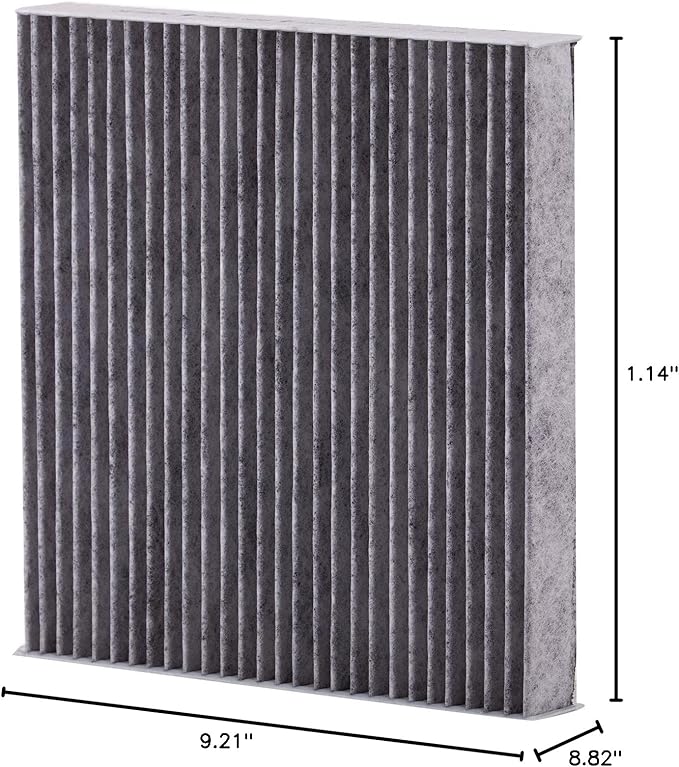 PG Cabin Air Filter with Activated Charcoal PC5519C | Fits 2006-2025 Honda Ridgeline, 2019-2025 Passport, 2003-2017 Accord, 2007-2016 CR-V, 2006-2015 Civic, 2009-2022 Pilot, 2014-2020 Acura MDX